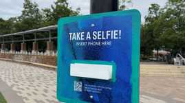 City Green Selfie Station
